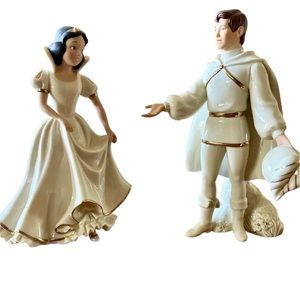 Snow White and Prince Charming Lenox figurines